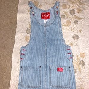 Vintage Outlaw jean overall dress
